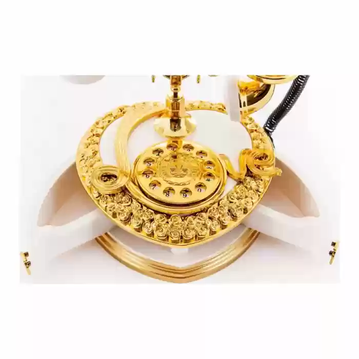 Nostaljik Polyester Telefon Müzik ve Takı Mücevher Kutusu