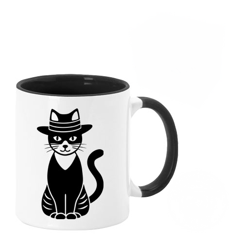 Sapı ve İçi Siyah Kupa Bardak